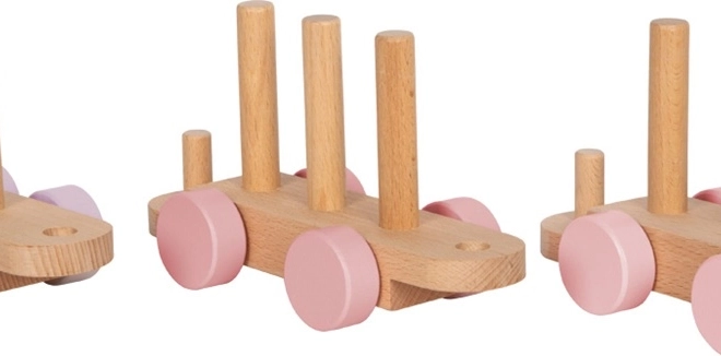 Houten trein roze Small Foot