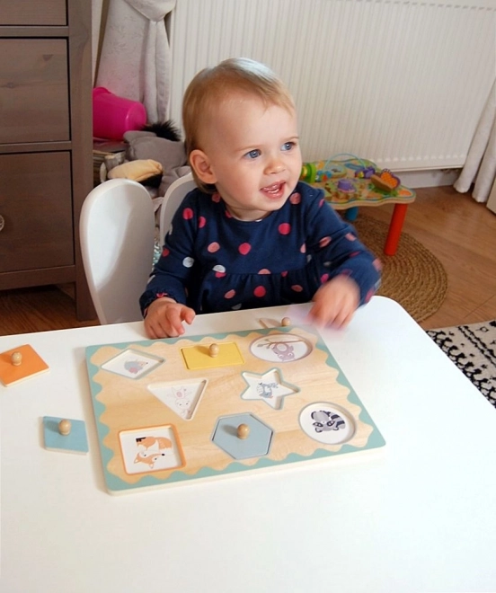 Formen Puzzle mit Griffen XXL
