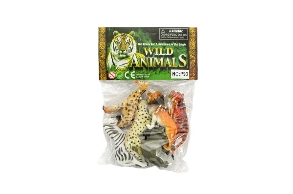 Safaridieren ZOO set 6 stuks