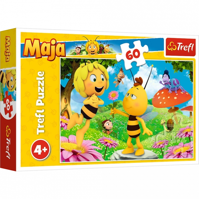 Puzzle Trefl Blumen für Maja, Biene Maja Märchen