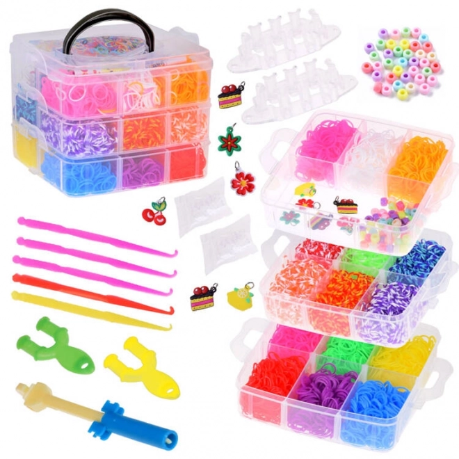 Set van magische elastiekjes voor het maken van armbanden