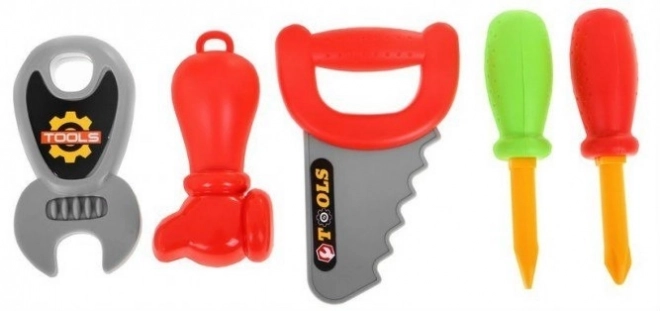 Kindergereedschapset 2-in-1 met koffer en werkbank