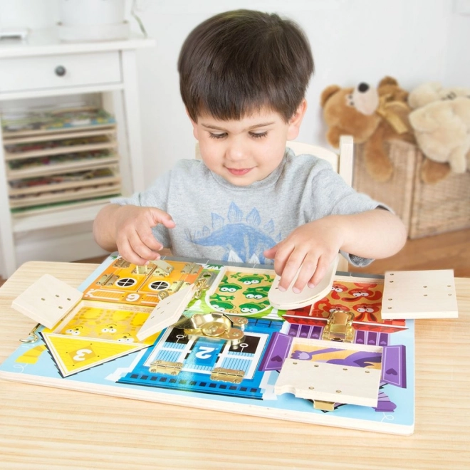 Motor Skills Lock and Security Board by Melissa & Doug