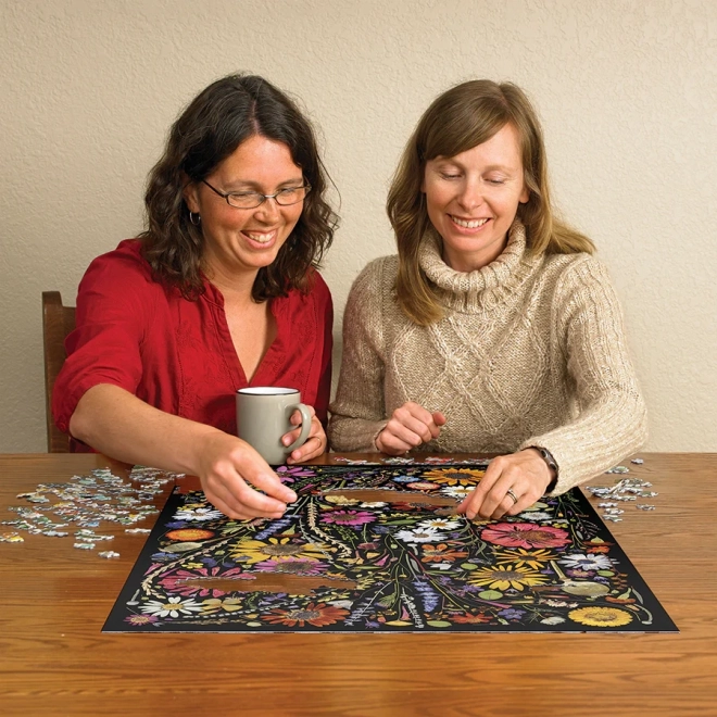 Cobble Hill Puzzel Gepresseerde Bloemen: Geluk 1000 Stukken