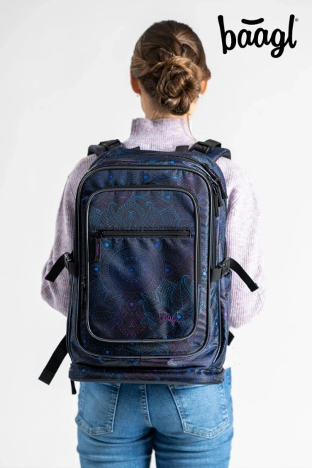 BAAGL 3 SET Kubieke Zen: rugzak, etui en zak