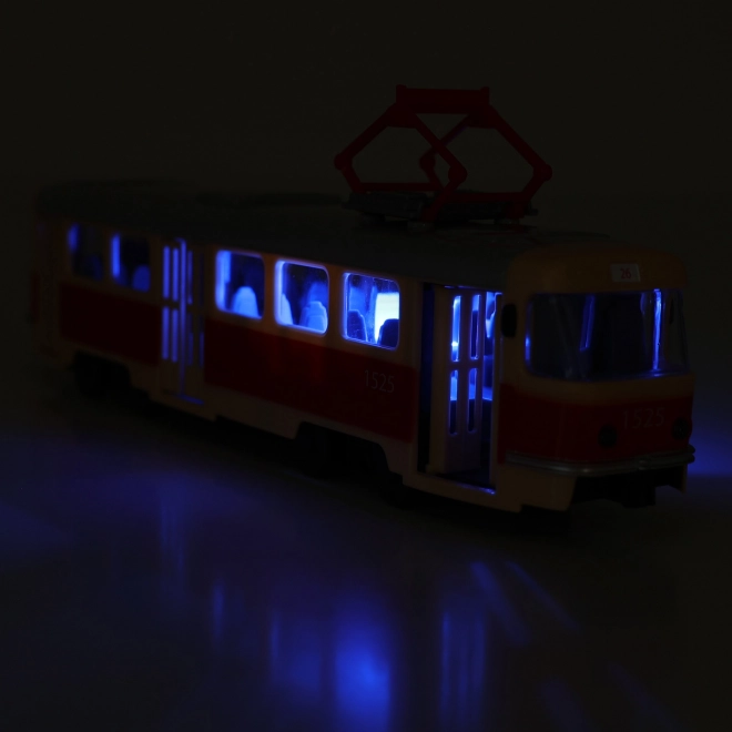 Tram meldt haltes aan