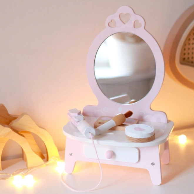 Holztoilette für Kinder mit Spiegel und Zubehör Classic World
