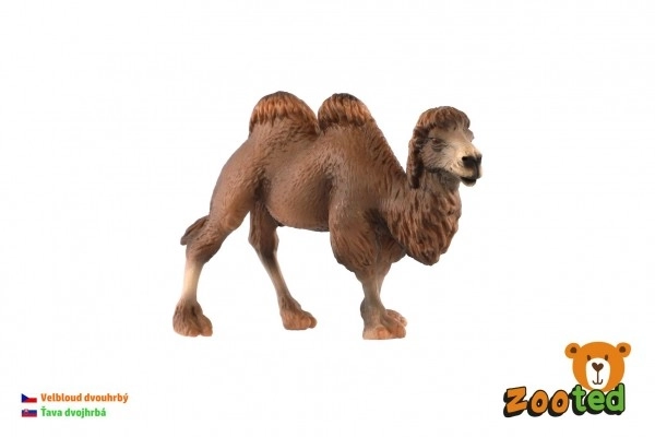Bactrische kameel – kunststof figuur 12 cm