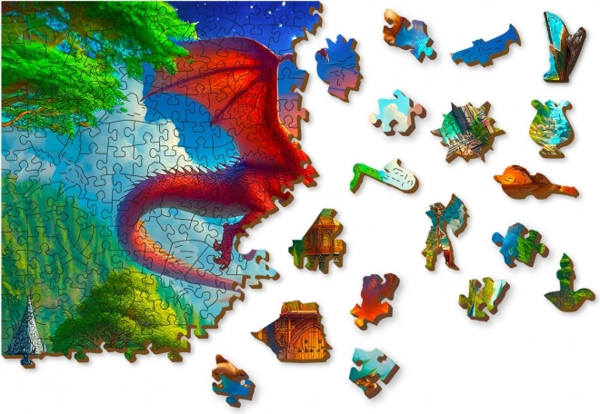 Houten puzzel Fantasy Kasteel 1010 stukjes