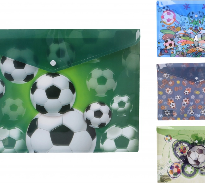 Sichttasche mit Druckknopf 35,8 × 26 cm – Ball