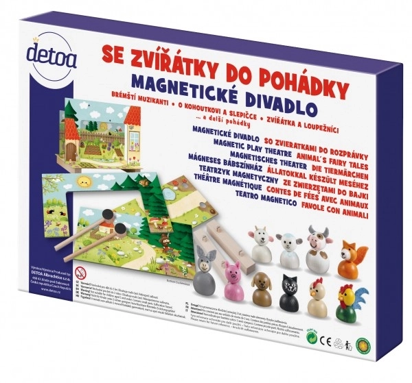Magnetisch theater met dieren in sprookjes