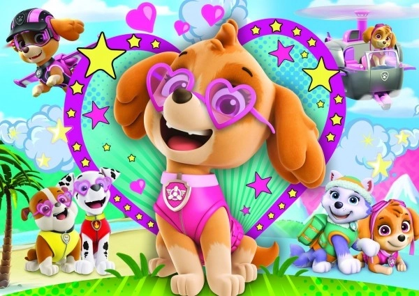 Paw Patrol Glitter Shine with Skye Puzzle