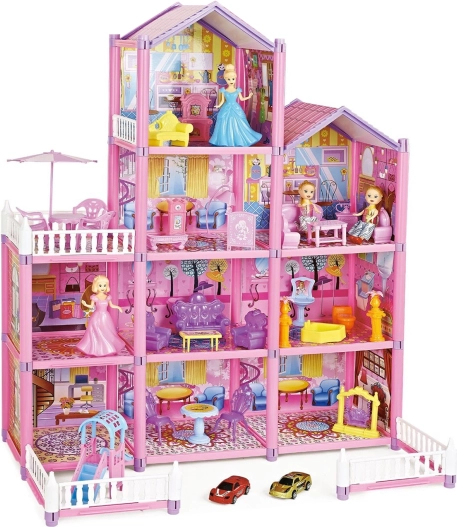 WOOPIE Mega Villa – Lovely House Dollhouse, 194 pieces