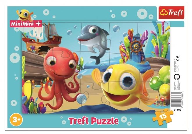 Kinderpuzzle Fisch MiniMini 15 Teile