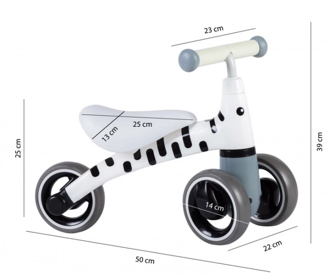 Kinderloopfiets Zebra