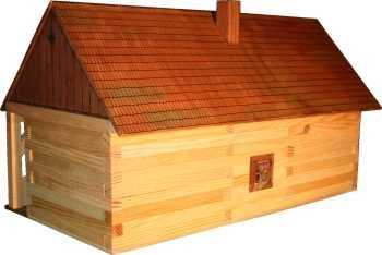 Holz-Klebemodellbausatz Walachia - Gehöft