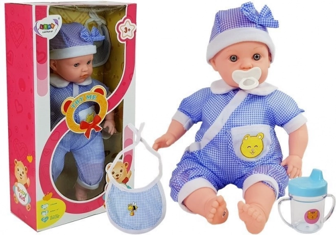 Baby Doll 45 cm in Blue Clothing
