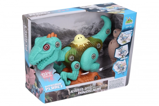 Schroevendraaier dinosaurus met effecten 20 cm