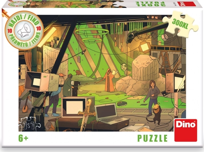 DINO Puzzel Vind 10 voorwerpen: Film XL 300 stukjes