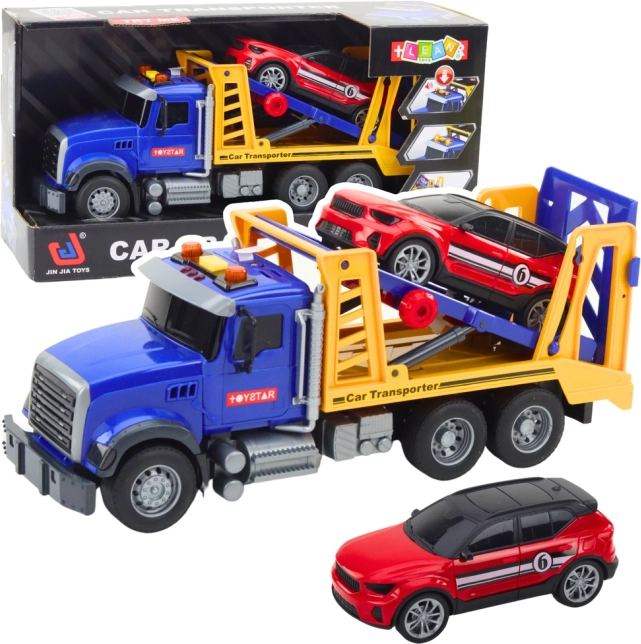 Toy Cargo Set Transporter Cars with Lights and Sounds