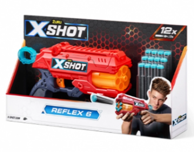 Pistool X-Shot Reflex 6 (12 pijlen)