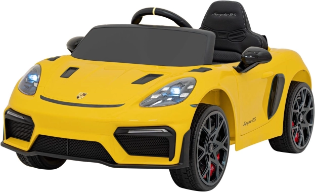 Kids’ electric car Porsche 718 Spyder RS – Yellow