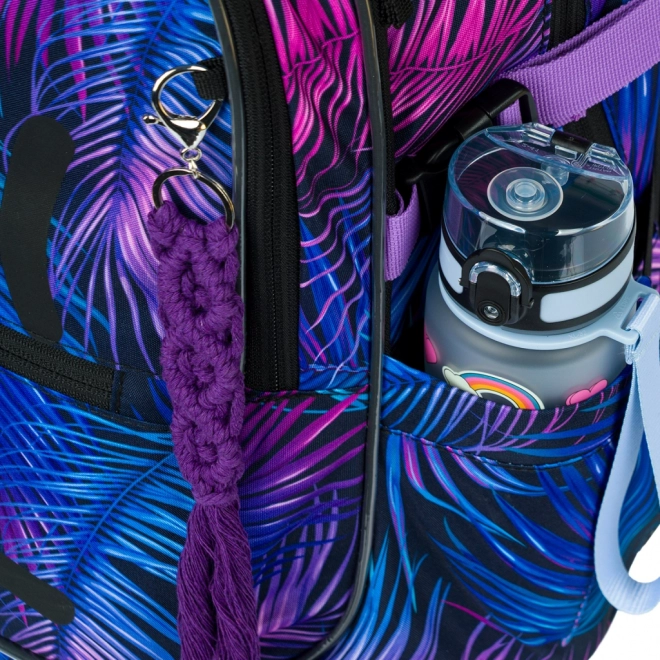 BAAGL 3 SET Core Palm: backpack, pencil case, drawstring bag