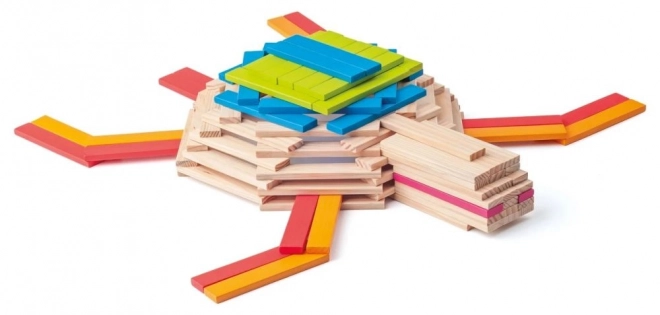 Houten blokken - plankjes 200 stuks