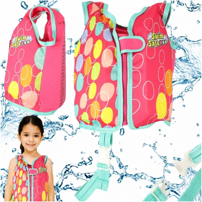Gilet de natation pour enfants BESTWAY – rose