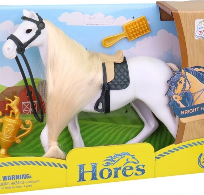 Jouet Cheval avec Accessoires 19 cm