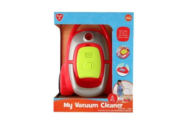 Batteriebetriebener Kinderstaubsauger mit Sound