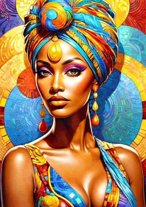 Enjoy puzzle beauté africaine 1000 pièces