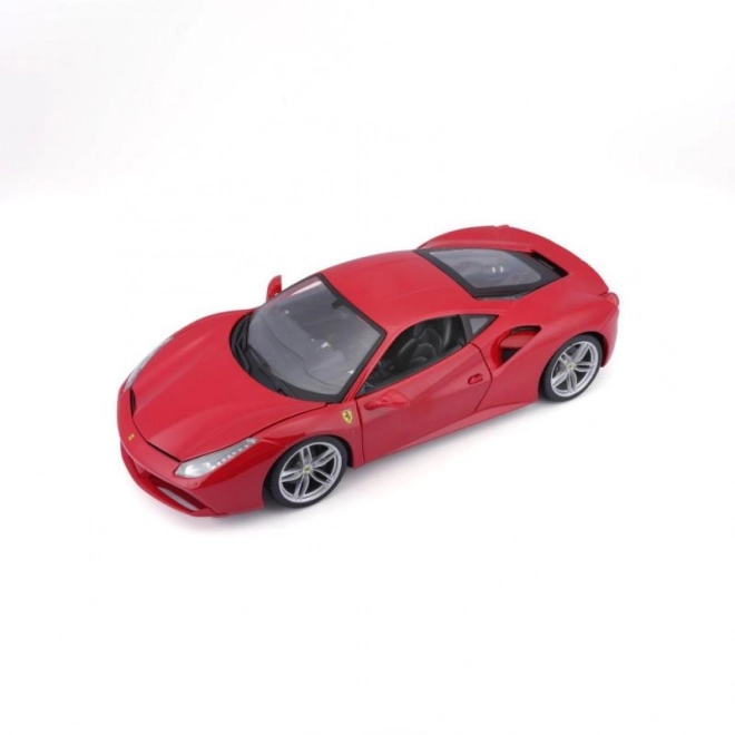 Metalen auto Ferrari 488 GTB rood
