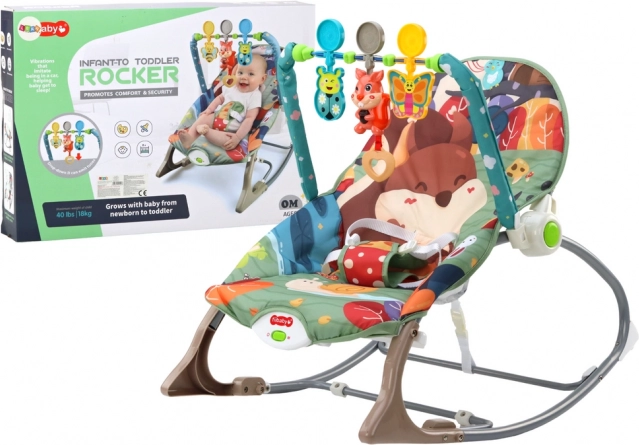 Lounger 2-in-1 Rocking Chair Vibration Sound Fox