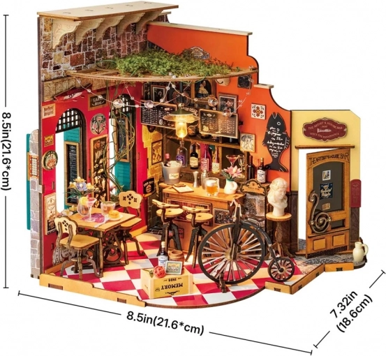 Miniatuur huisje Bar en Bistro Cheers