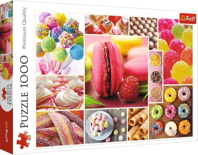 Puzzle 1000 pièces Candy - collage