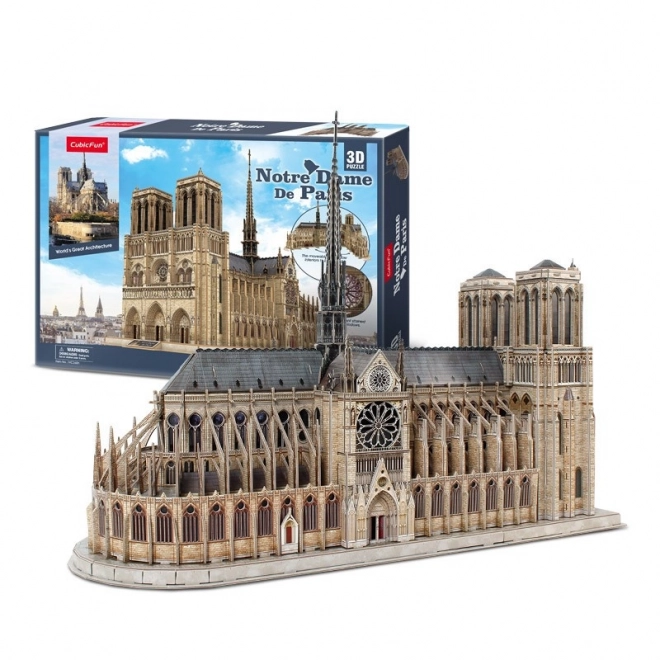 3D puzzel Kathedraal Notre-Dame van CubicFun