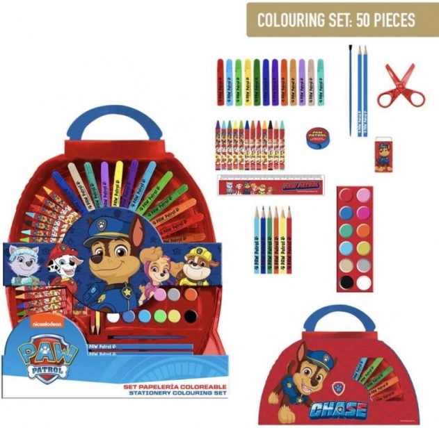 Teken- en knutselset voor kinderen PAW PATROL – 50 stuks
