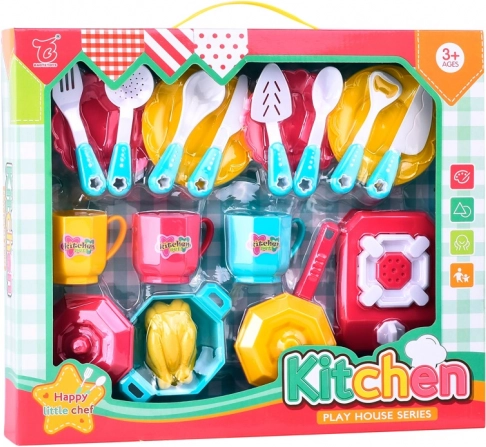 Kindergeschirr-Set für kleine Küchenhilfen