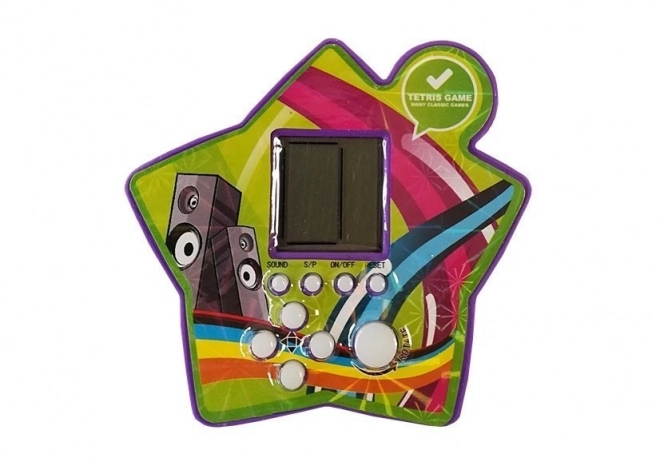 Taschen-Elektronikspiel Tetris Lila