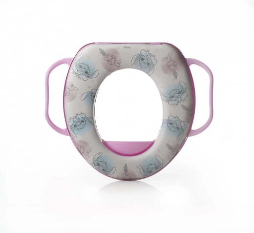 Weicher Kinder-WC-Adapter mit Griffen LILO & STITCH