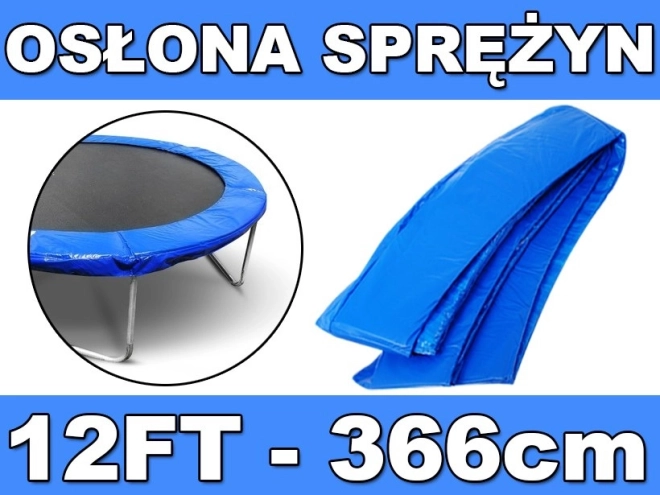 Collerette de protection pour ressorts de trampoline de jardin 366 cm (12 ft) SKYRAMIZ bleu