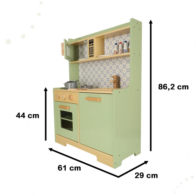 Houten MDF keukentje Mint voor kinderen