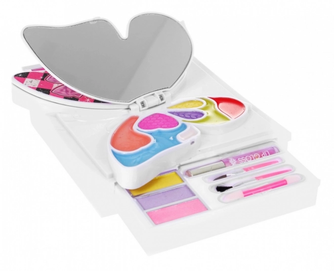 Kleurrijke make-up set Butterfly voor kinderen 3+ Cosmetica + accessoires
