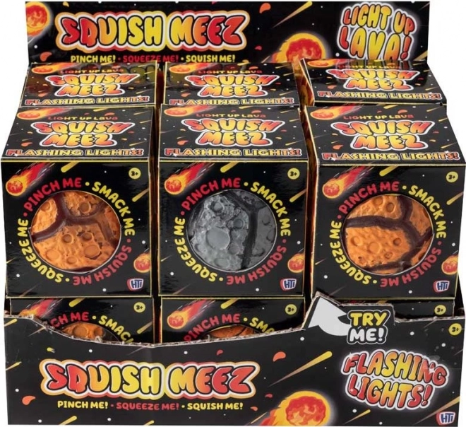 Leuchtender Stressball Lava