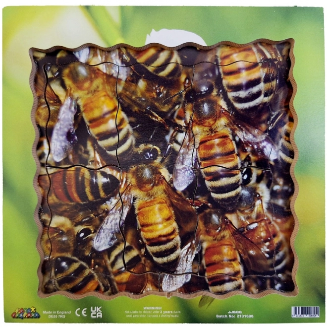 Just Jigsaws 600 Biene – geschichtetes Holzpuzzle