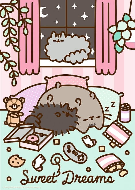 Trefl puzzel Premium Plus Pusheen 1000 stukjes