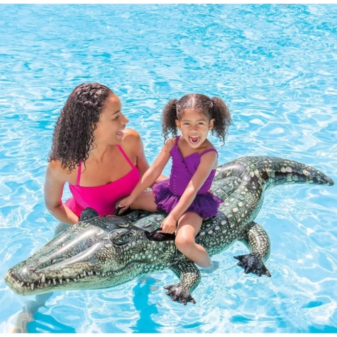 Matelas gonflable Crocodile avec poignées 170x86cm à partir de 3 ans