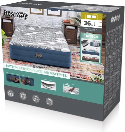 Matelas gonflable Bestway 203 x 152 x 36 cm