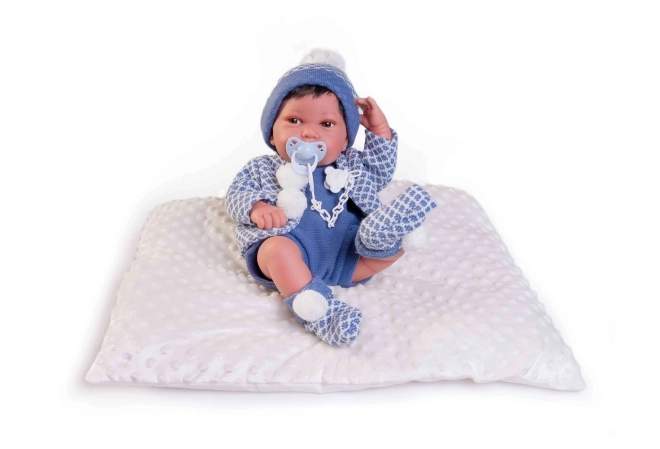 Antonio Juan - realistische baby pop met volledig vinyl lichaam 42 cm